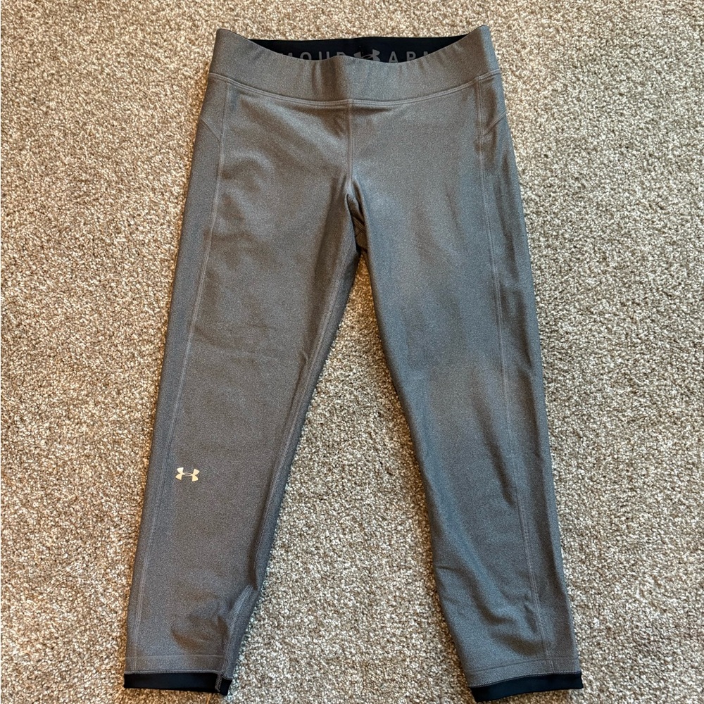 Under Armour Black and Gray Compression Pants